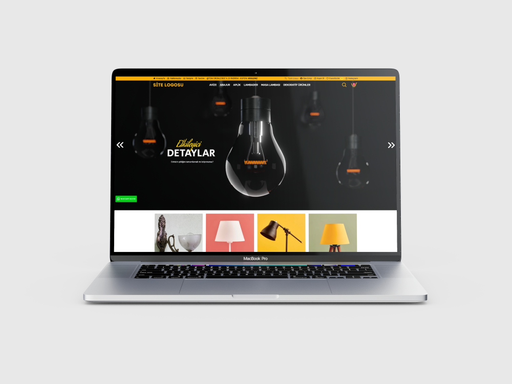 Opencart Avize ve Aydınlatma Teması v1
