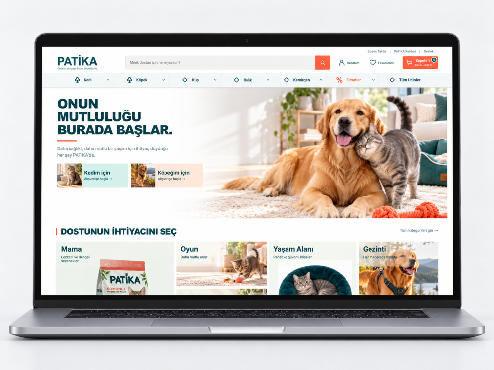 Opencart Petshop Teması - Patika