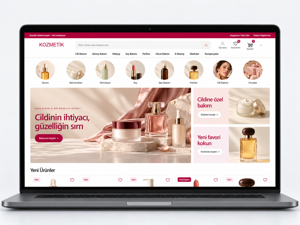 Opencart Kozmetik Teması V1 - Atelier