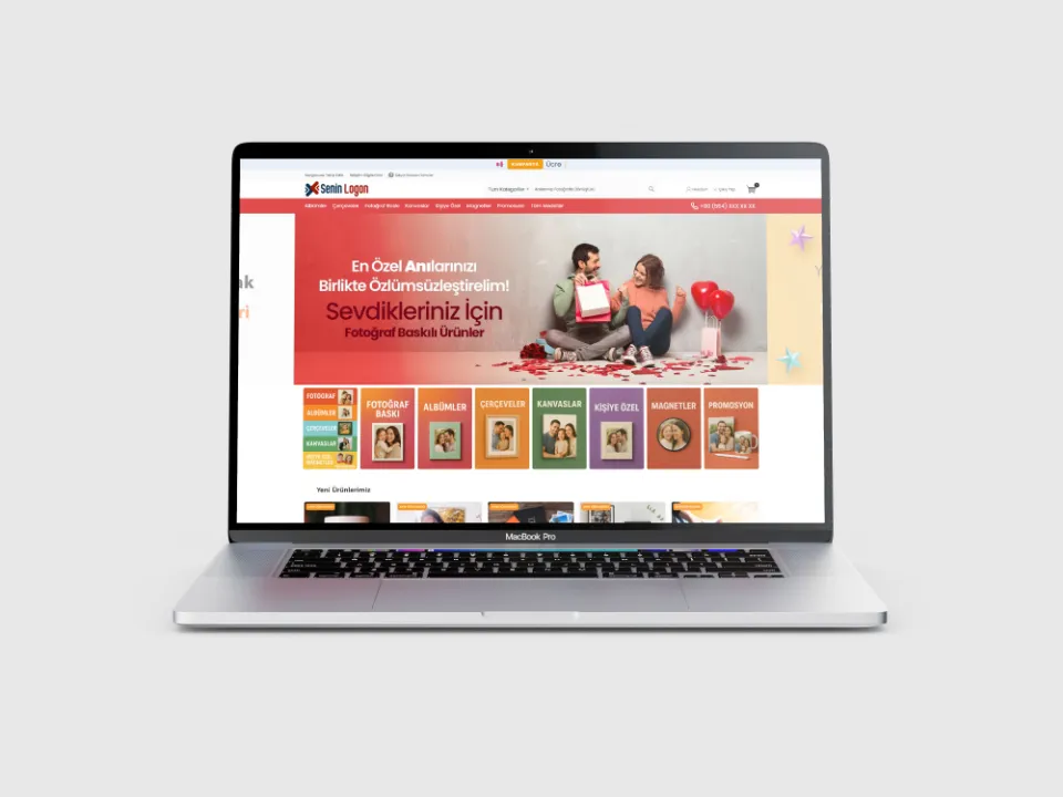 OpenCart Fotoğraf Baskı Teması V1