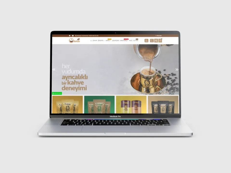 Opencart Kahve ve Kuruyemiş Teması