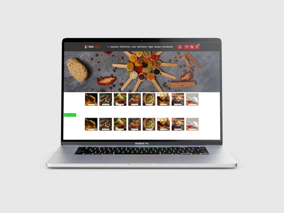 Opencart Aktar ve Baharat Teması
