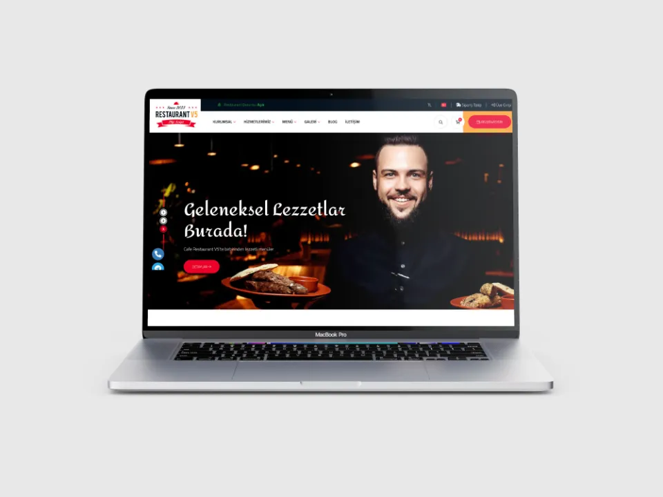 Cafe & Restaurant V5 (Sanal Pos - Sesli Bildirim Sistemli - Teslimat Bölgesi Sistemli)