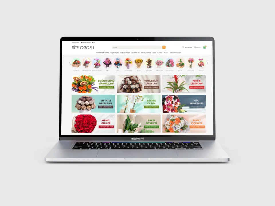Opencart Çiçekci Teması V4